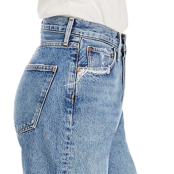 Agolde Riley High Rise Straight - Leg Jeans - Picture 3 of 16